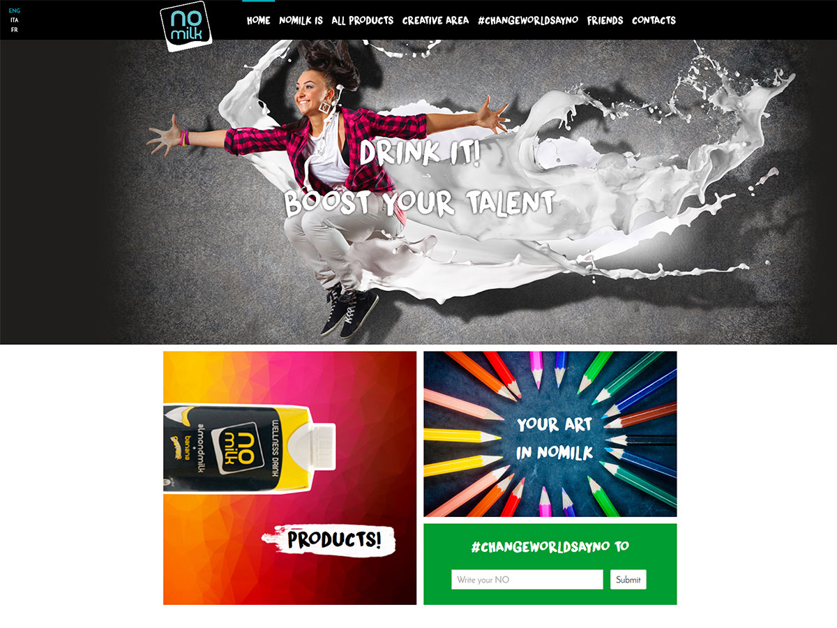 Homepage Nomilk.it